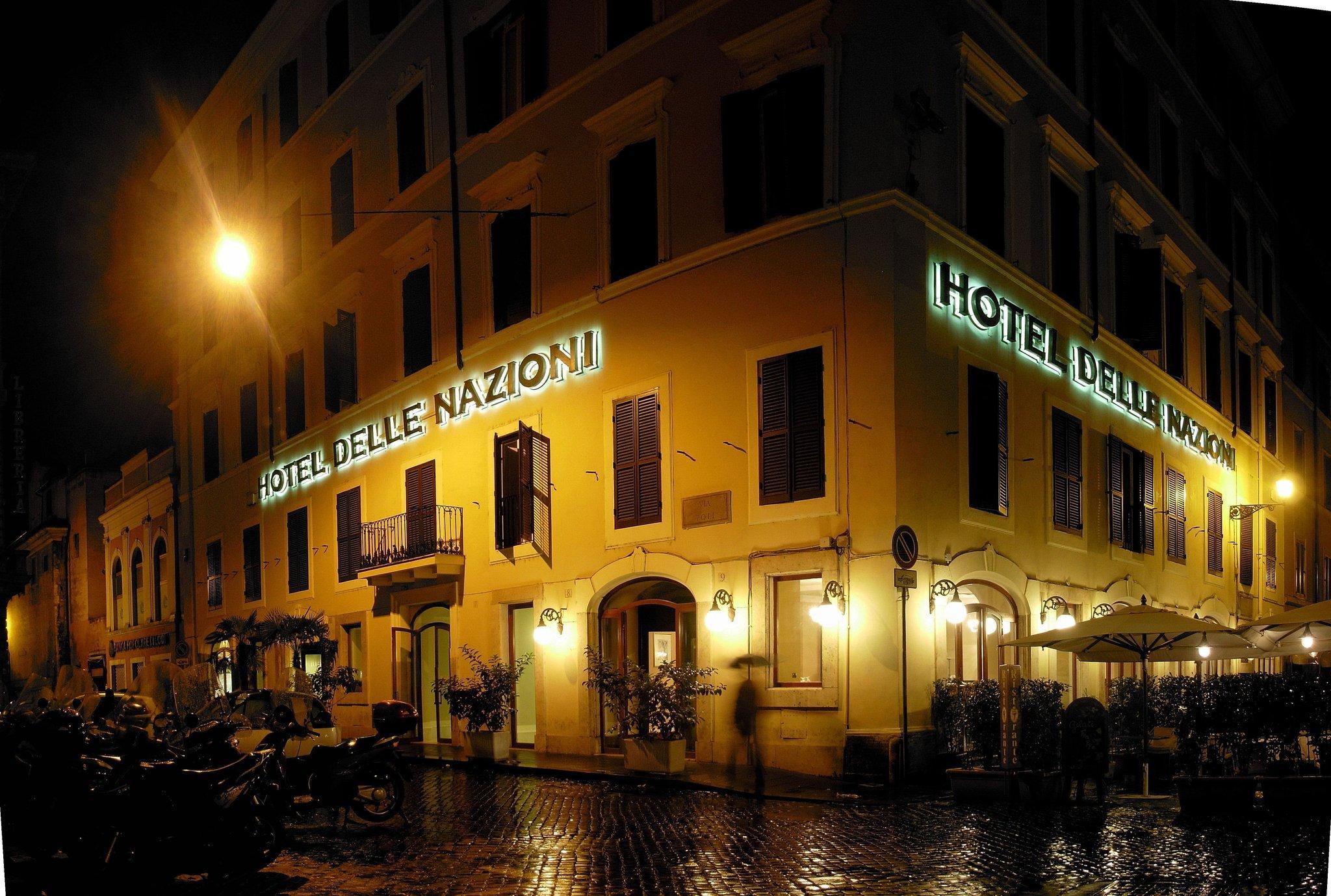 Hotel Delle Nazioni Rom Exterior foto